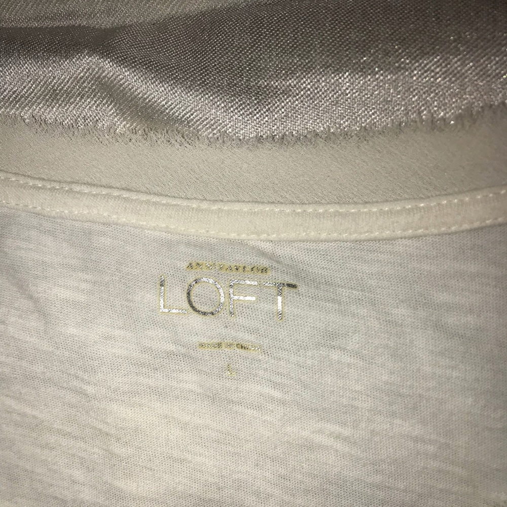 LOFT Embellished Cotton Top - Picture 5 of 5